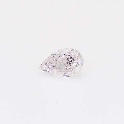 0.47 Carat pear-cut light purplish-pink diamond