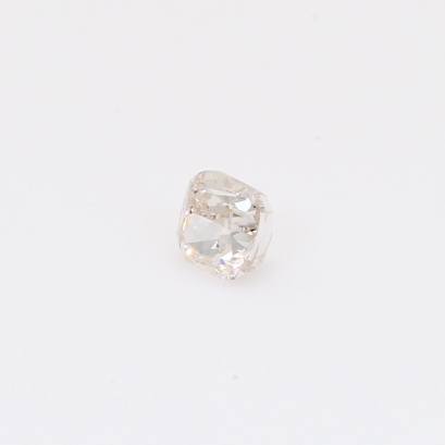 0.38 Carat cushion-cut light purplish-pink diamond