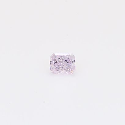 0.20 Carat radiant-cut fancy light purplish-pink diamond