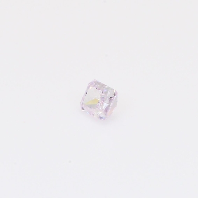 0.20 Carat radiant-cut fancy light purplish-pink diamond