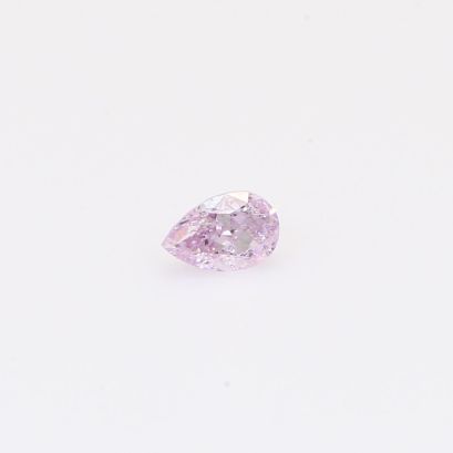 0.21 Carat pear-cut fancy purplish-pink diamond
