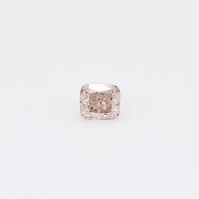 0.24 Carat cushion-cut light champagne diamond