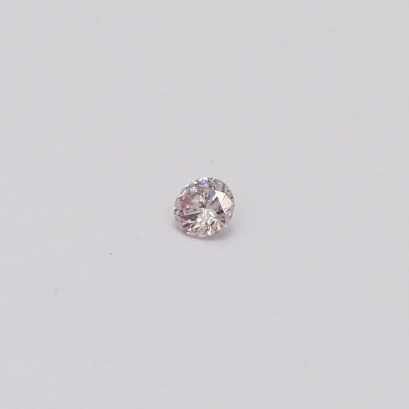 0.075 Carat round-cut FPP Argyle pink diamond
