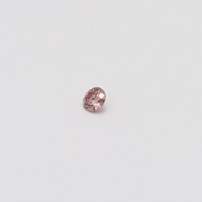 0.04 Carat round-cut FIPP Argyle pink diamond
