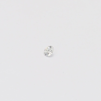 0.03 Carat round cut white diamond