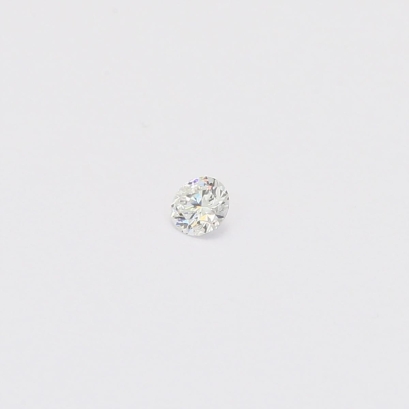 0.07 Carat round cut white diamond