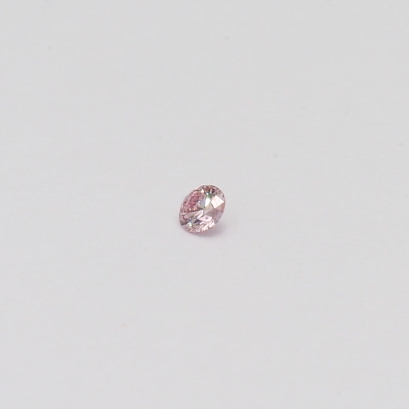0.035 Carat round-cut FPP Argyle pink diamond