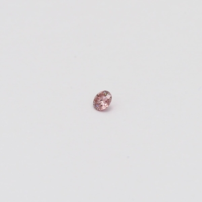 0.02 Carat round-cut FIPP Argyle pink diamond