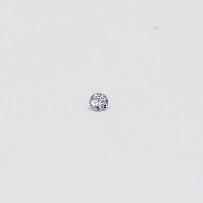 0.02 Carat round cut BL2 Argyle blue diamond