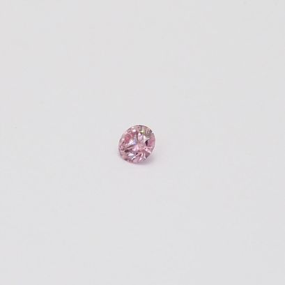 0.05 Carat round-cut FPP Argyle pink diamond