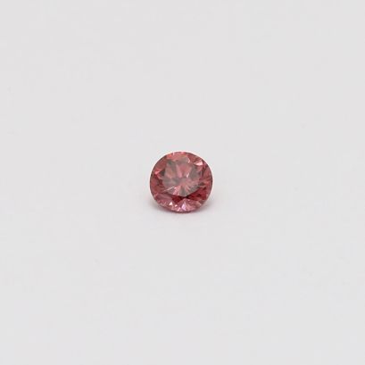 0.10 Carat round cut origin and GIA certified fancy deep pink diamond