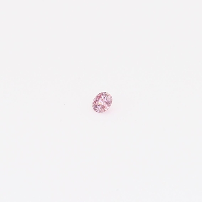 0.025 Carat round-cut FPP Argyle pink diamond