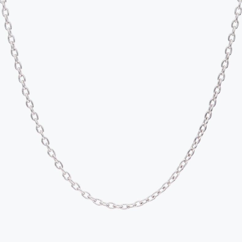 40-45cm sterling silver trace chain