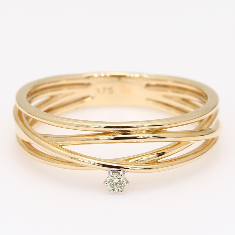 Orion white diamond dress ring