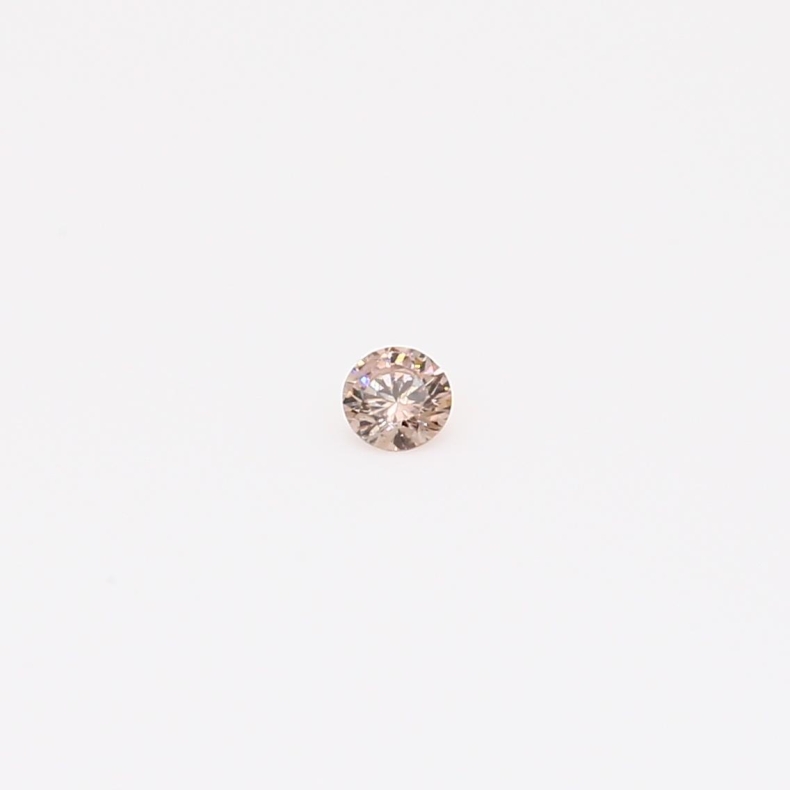 0.03 Carat round-cut FPP Argyle pink diamond