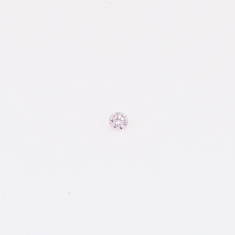 0.01 Carat round-cut FLP Argyle pink diamond