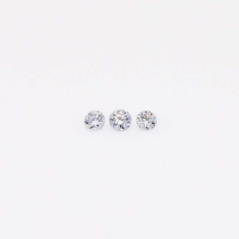 0.045 Total carat parcel of round-cut BL2 Argyle blue diamonds