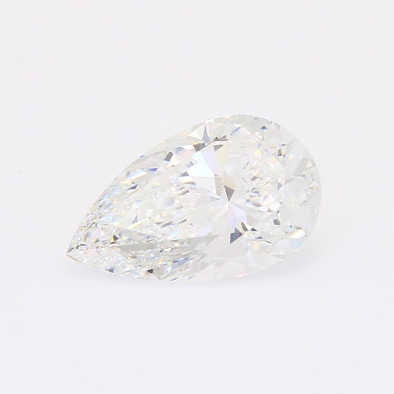 2.05 Carat pear-cut white lab-grown IGI-certified diamond