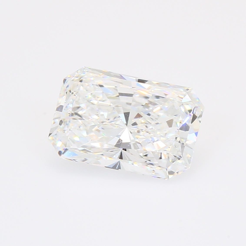 2.54 Carat radiant-cut white lab-grown IGI-certified diamond