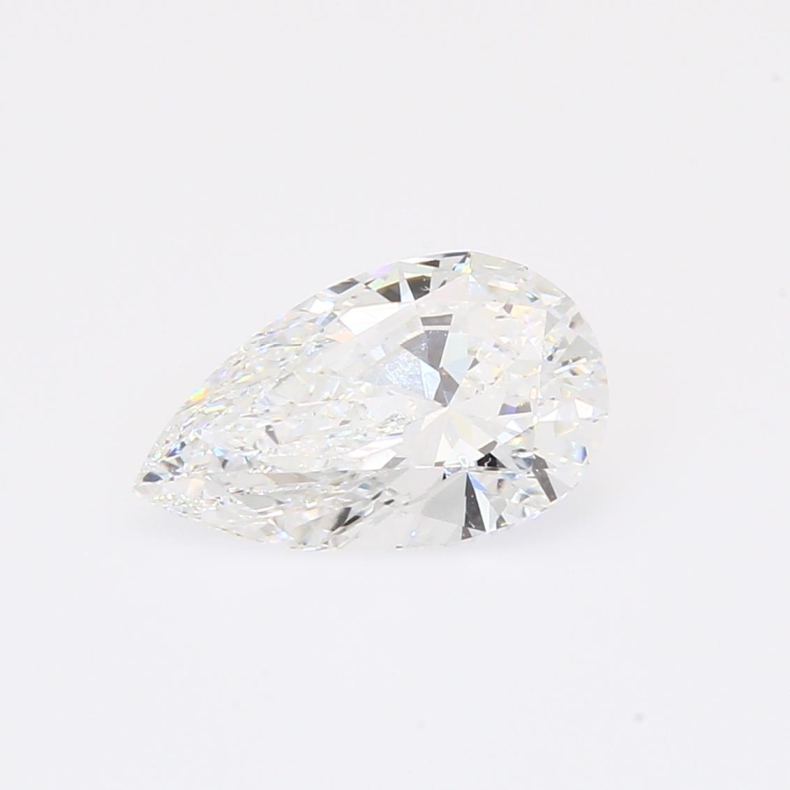 1.50 Carat pear-cut white lab-grown IGI-certified diamond