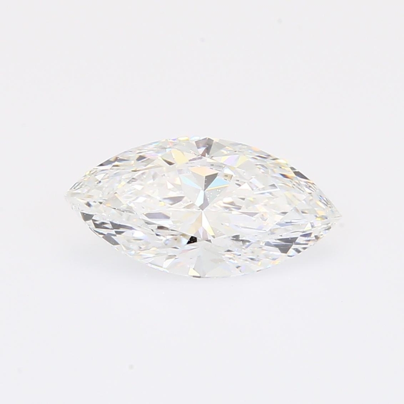 1.51 Carat marquise-cut white lab-grown IGI-certified diamond