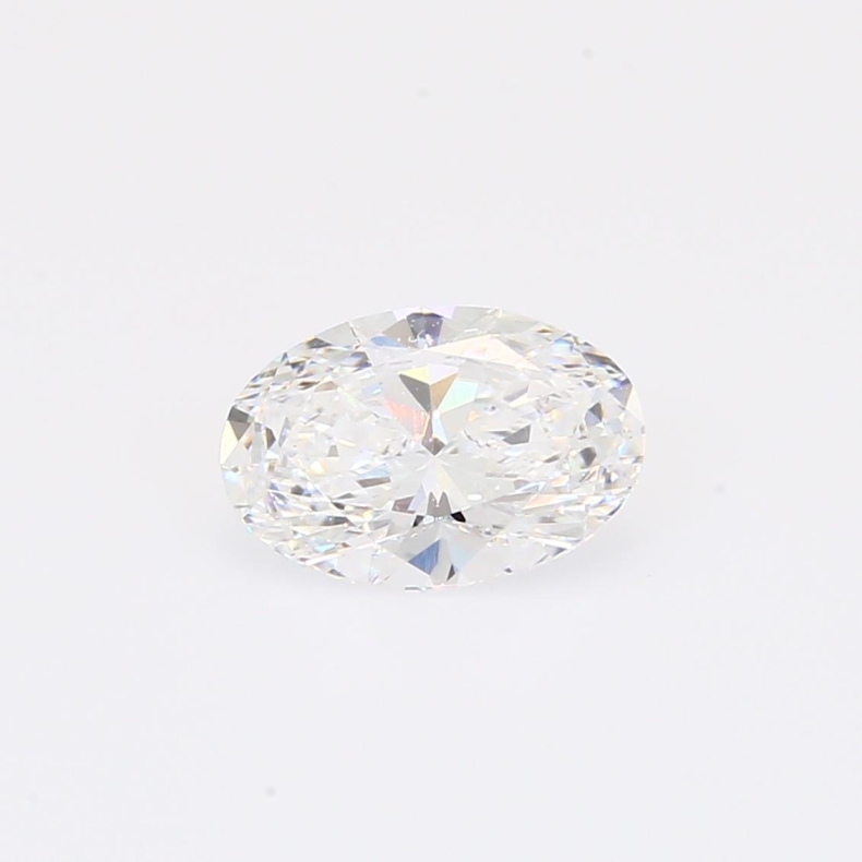 1.03 Carat oval-cut white lab-grown IGI-certified diamond