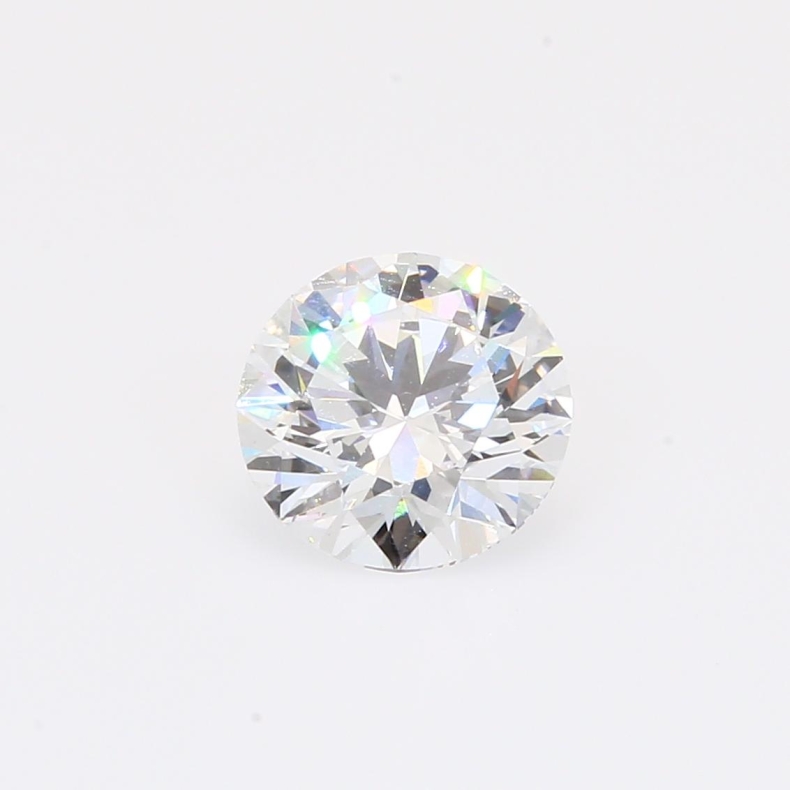 1.28 Carat brilliant-cut round white lab-grown IGI-certified diamond