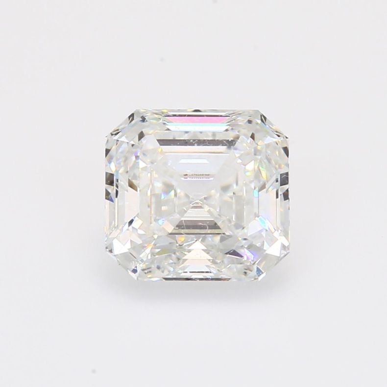 2.85 Carat asscher-cut white lab-grown IGI-certified diamond