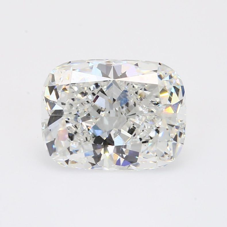 3.68 Carat cushion-cut white lab-grown IGI-certificate diamond