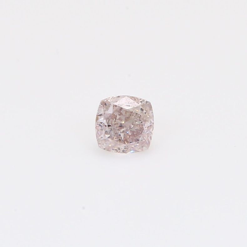 0.42 Carat cushion-cut fancy light purplish-pink diamond