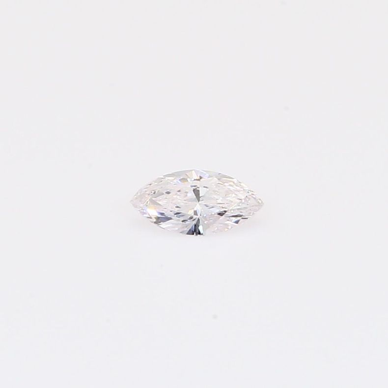 0.18 Carat marquise-cut near colourless pink light pink diamond
