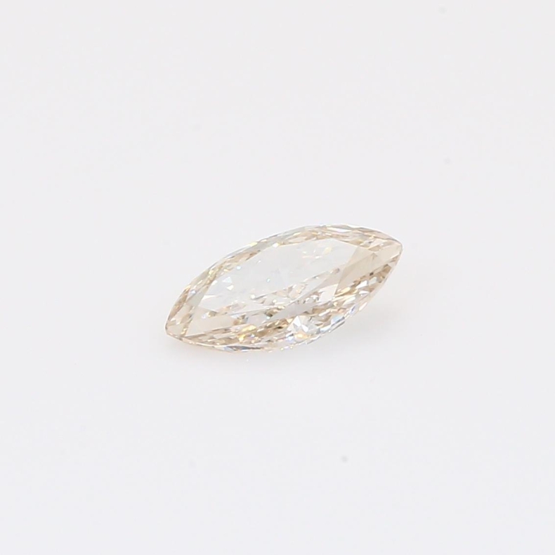 0.47 Carat marquise-cut champagne diamond