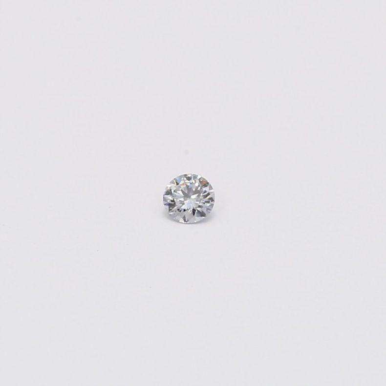 0.042 Carat Round Cut BL1 Argyle Blue Diamond