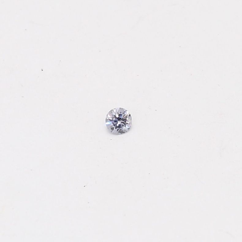 0.055 Carat Brilliant Round Cut BL1 Argyle Blue Diamond
