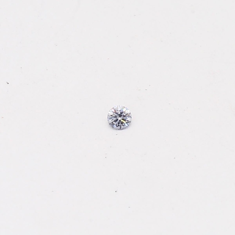 0.034 Carat Round Cut BL1 Argyle Blue Diamond