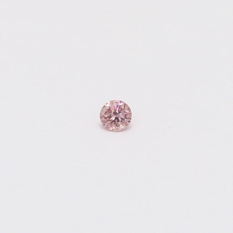 0.05 Carat round cut FIP Argyle pink diamond