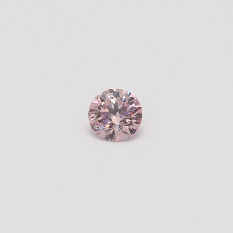 0.24 Carat round-cut 7P certified Argyle pink diamond