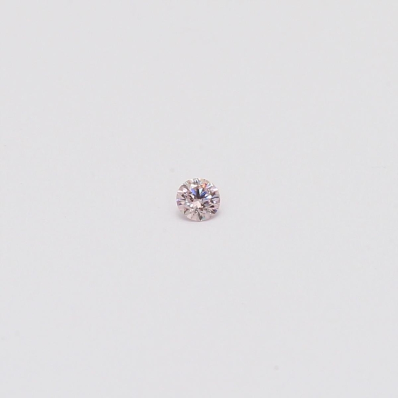 0.02 Carat round-cut FP Argyle pink diamond