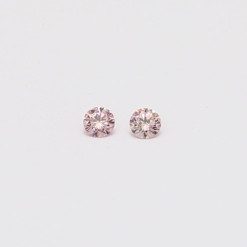 0.08 Total carat pair of 6PR Argyle pink diamonds