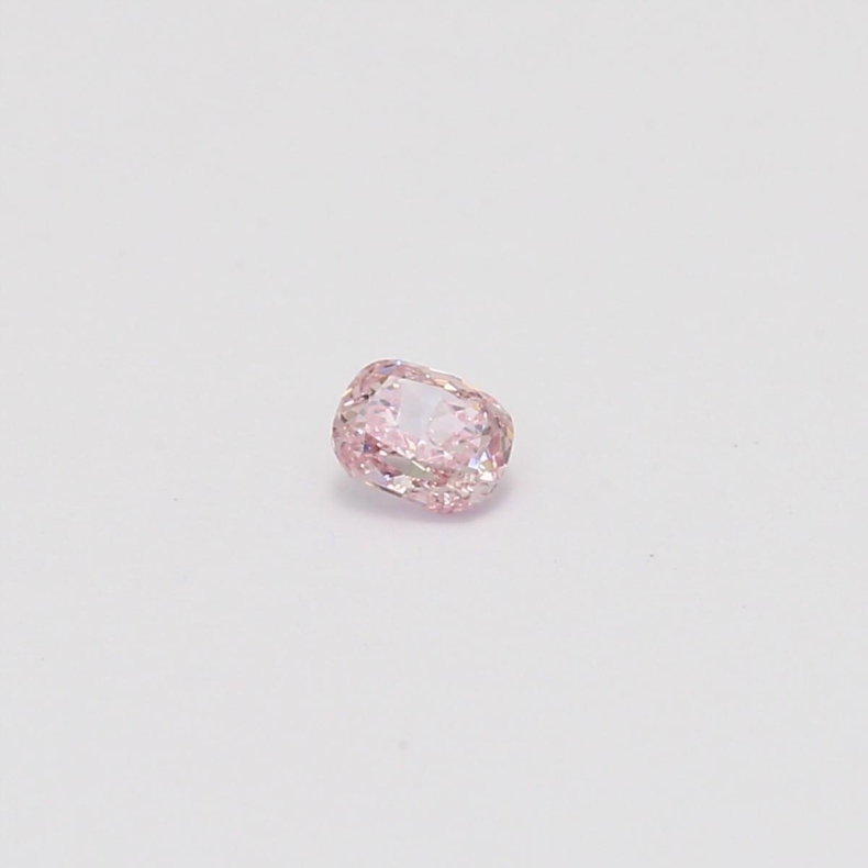 0.16 Carat cushion-cut FPP GIA-certified pink diamond