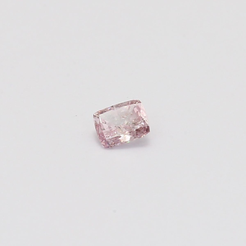 0.17 Carat cushion cut GIA certified FPP pink diamond