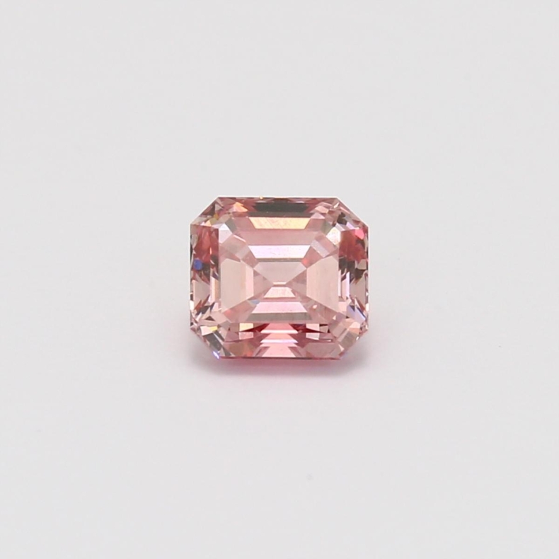 0.88 Carat emerald cut certified 5PR Argyle pink diamond 2013 Mini Tender Stone
