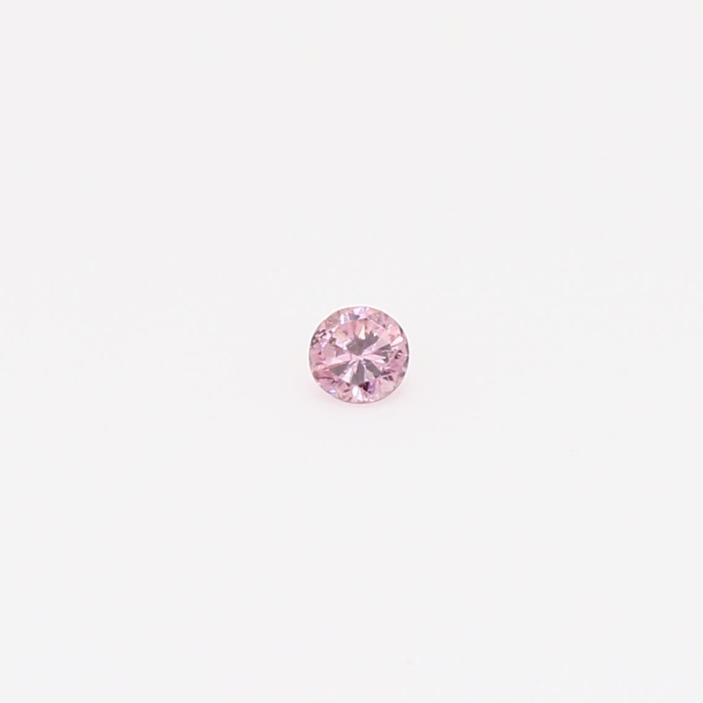 0.055 Carat round-cut FPP Argyle pink diamond