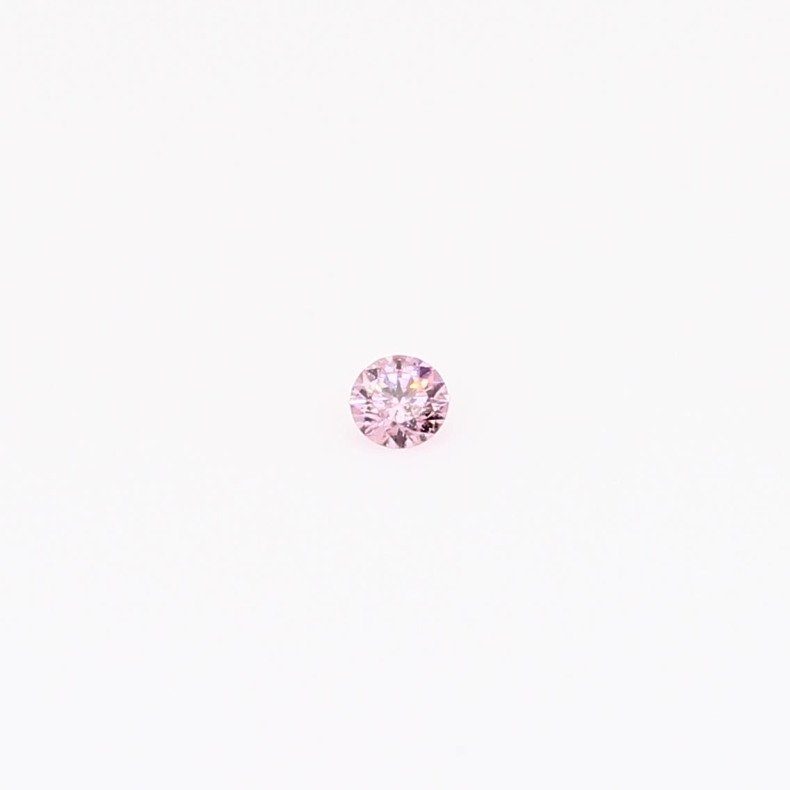 0.03 Carat round cut FIPP Argyle pink diamond
