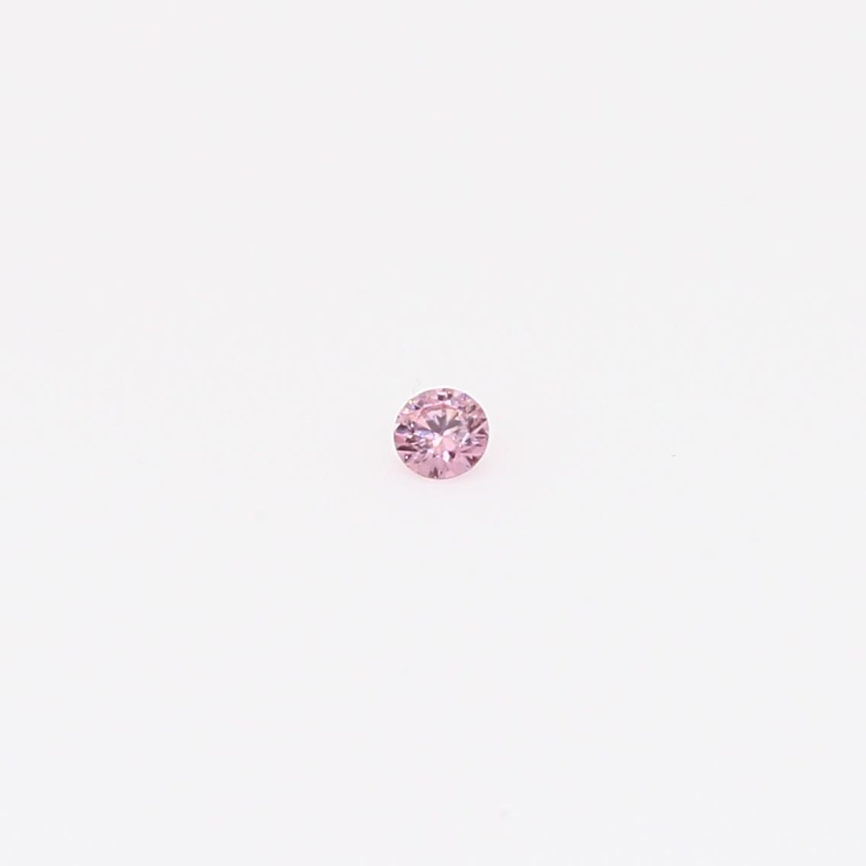 0.02 Carat round cut FIPP Argyle pink diamond