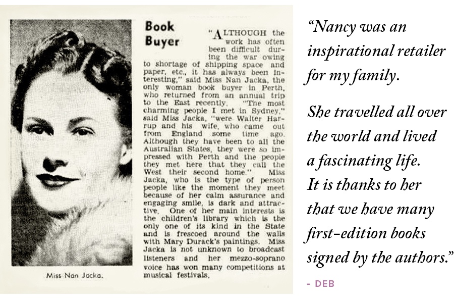 Nina’s client testimonial about Nancy the world-traveller.