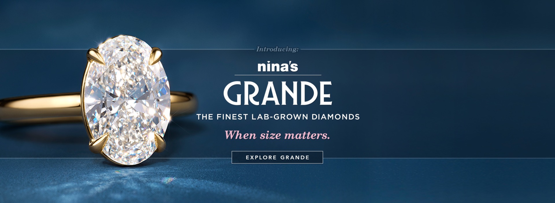 Grande White Lab-grown Diamond Jewellery | Nina's Jewellery