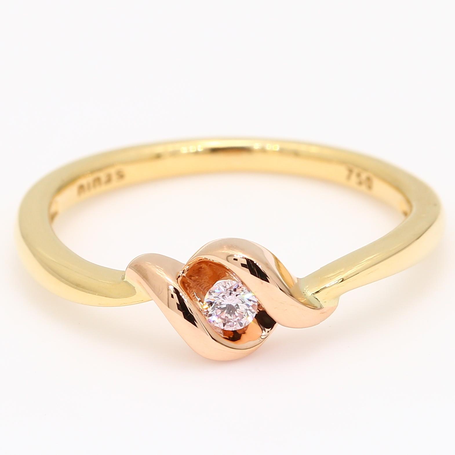Temple Argyle pink diamond ring
