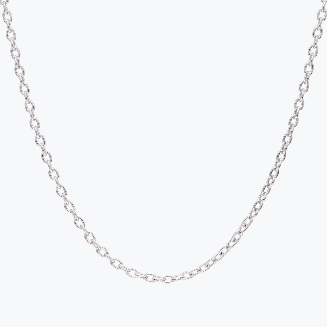 40-45cm sterling silver trace chain