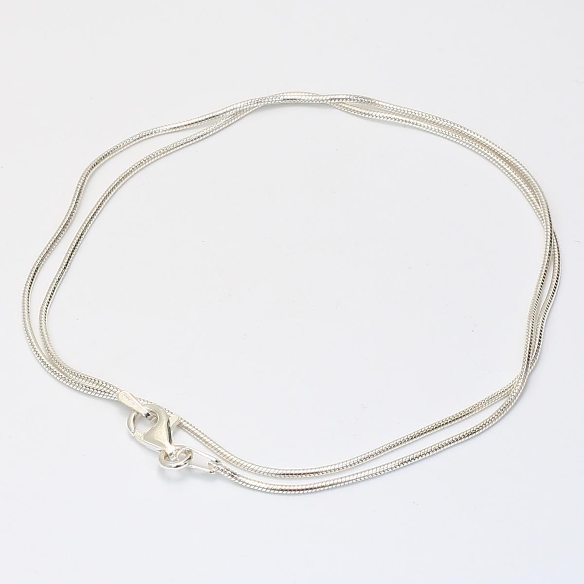 40cm sterling silver snake chain